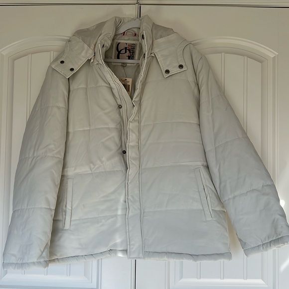 Guess winter puffer XXL coat jacket with removable hoodie - Picture 1 of 3